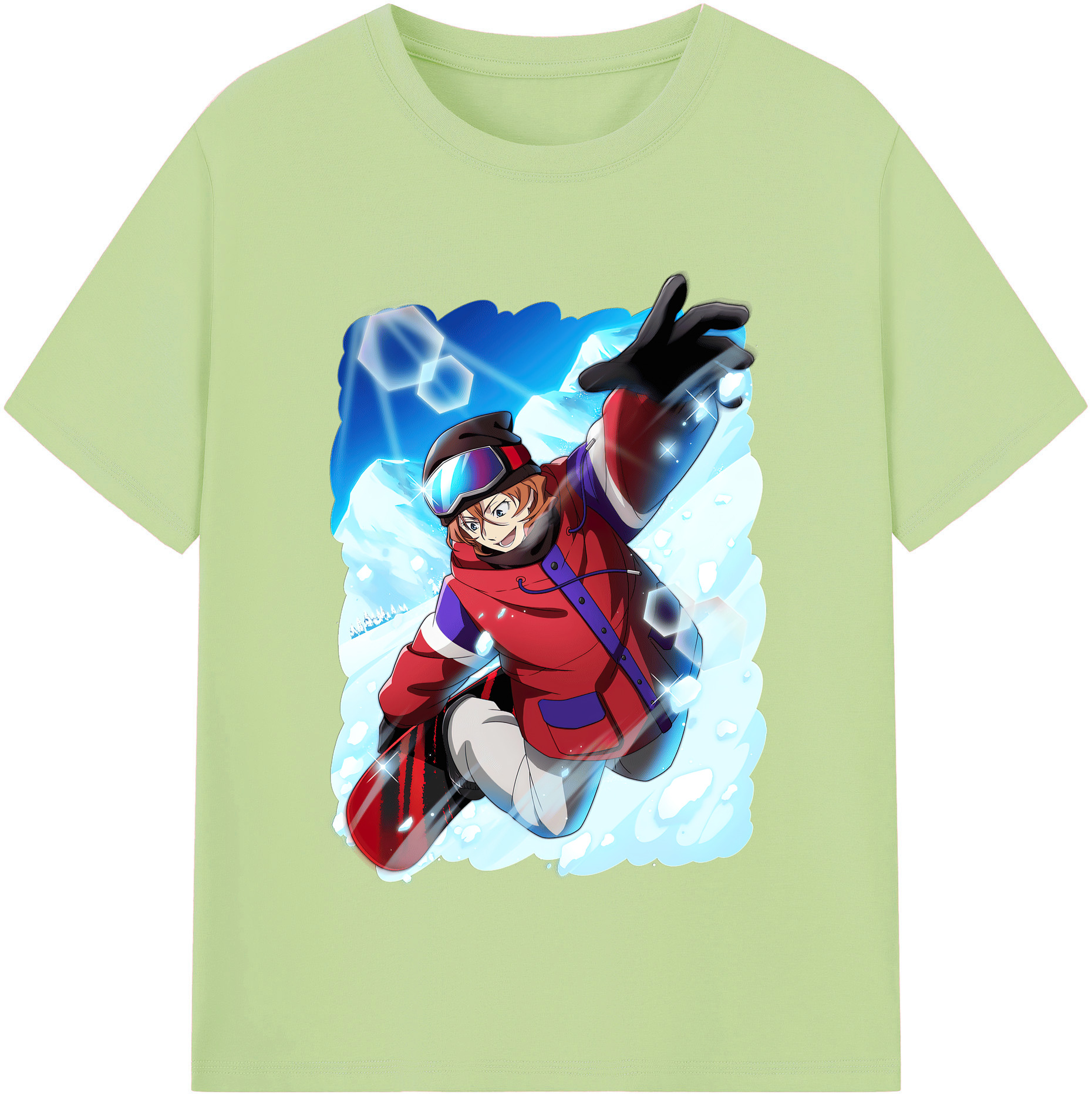 （画像用） 文豪ストレイドッグス Bungo Stray Dogs 綿100％半袖Tシャツ（フロントプリント）